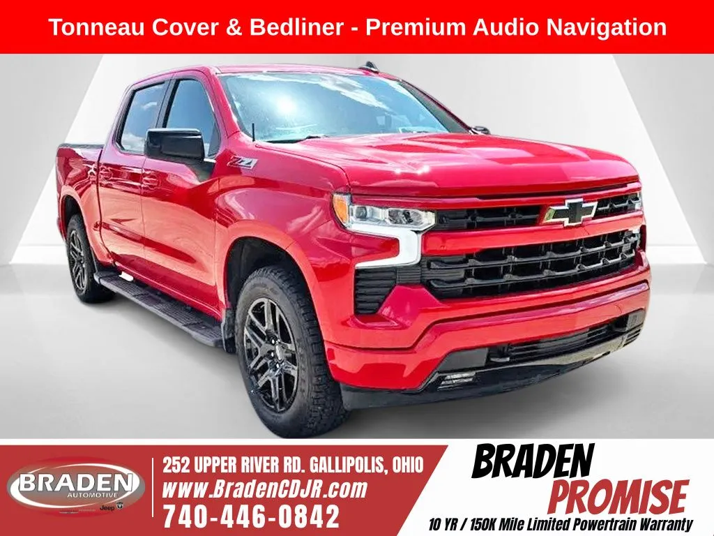 Red 2022 Chevrolet Silverado 1500 RST for sale in Gallipolis, OH