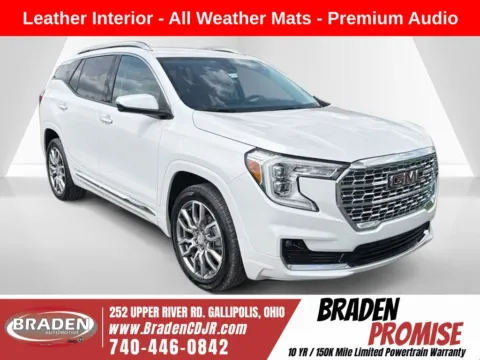 White 2024 GMC Terrain Denali for sale in Gallipolis, OH