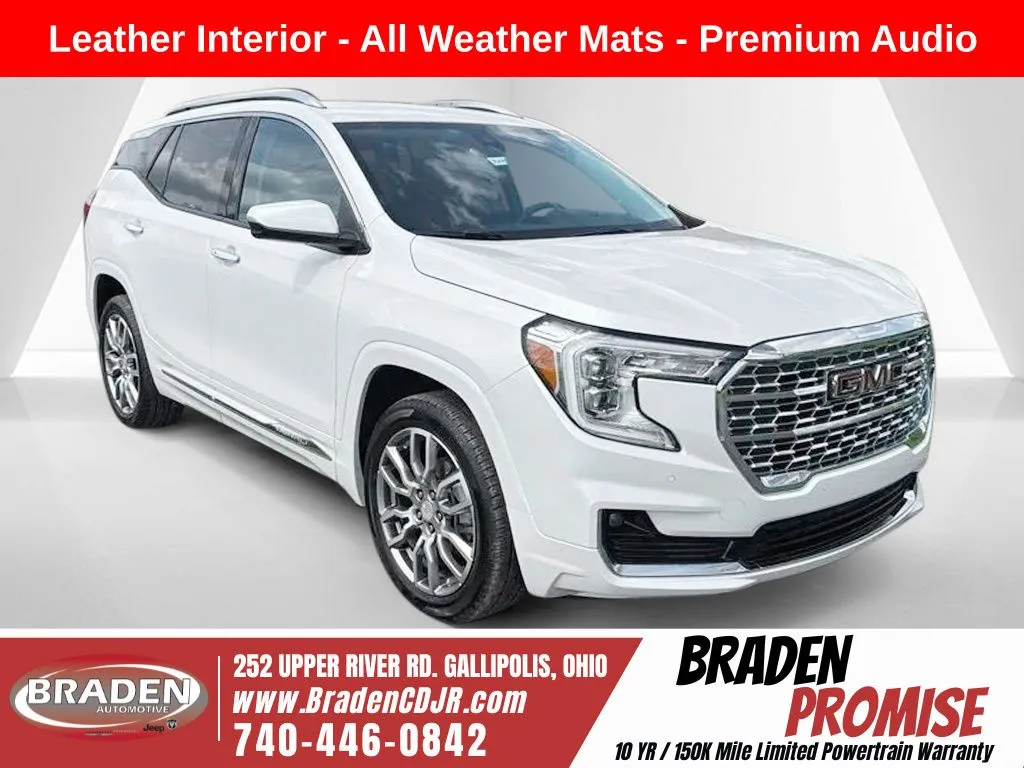 White 2024 GMC Terrain Denali for sale in Gallipolis, OH