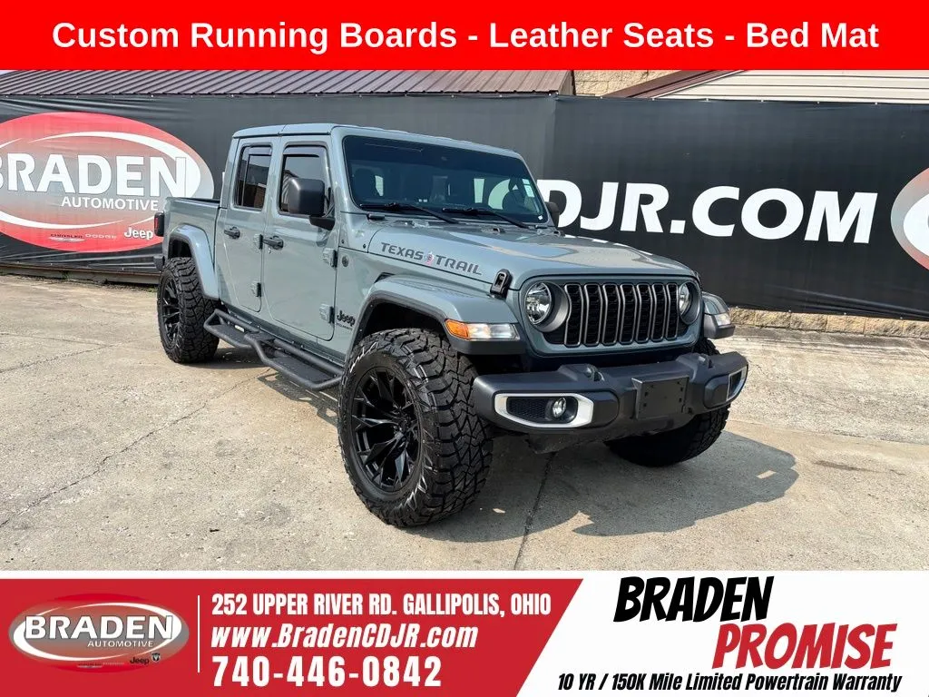 Blue 2025 Jeep Gladiator Texas Trail for sale in Gallipolis, OH