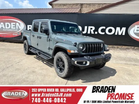 Blue 2025 Jeep Gladiator Texas Trail for sale in Gallipolis, OH