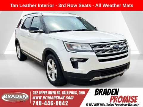 White 2018 Ford Explorer XLT for sale in Gallipolis, OH