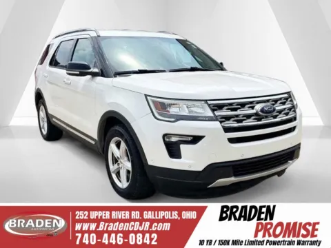 White 2018 Ford Explorer XLT for sale in Gallipolis, OH