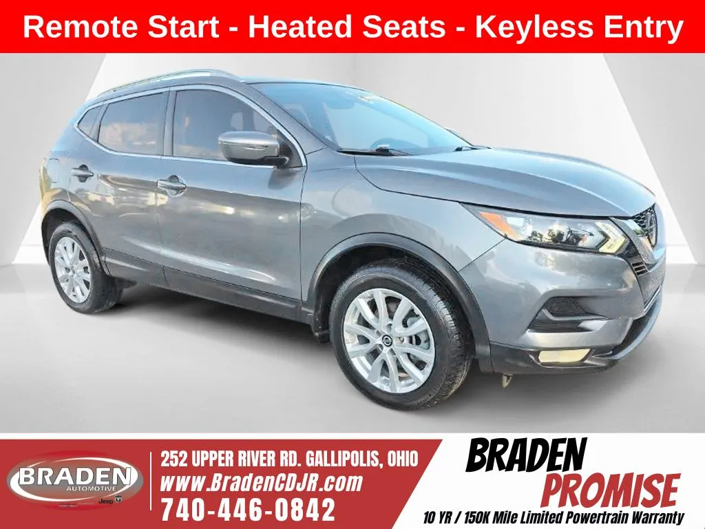 Gray 2022 Nissan Rogue Sport SV for sale in Gallipolis, OH