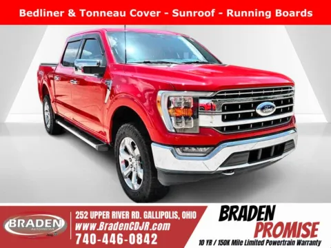 Red 2022 Ford F-150 Lariat for sale in Gallipolis, OH