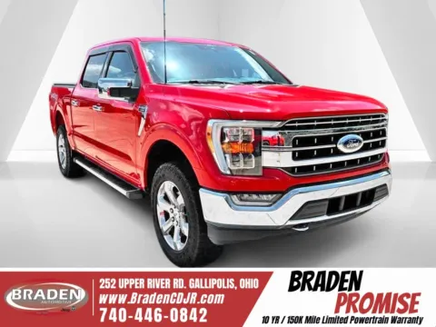 Red 2022 Ford F-150 Lariat for sale in Gallipolis, OH
