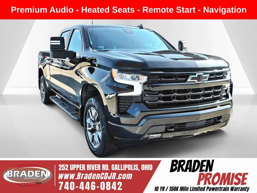 Black 2023 Chevrolet Silverado 1500 RST for sale in Gallipolis, OH