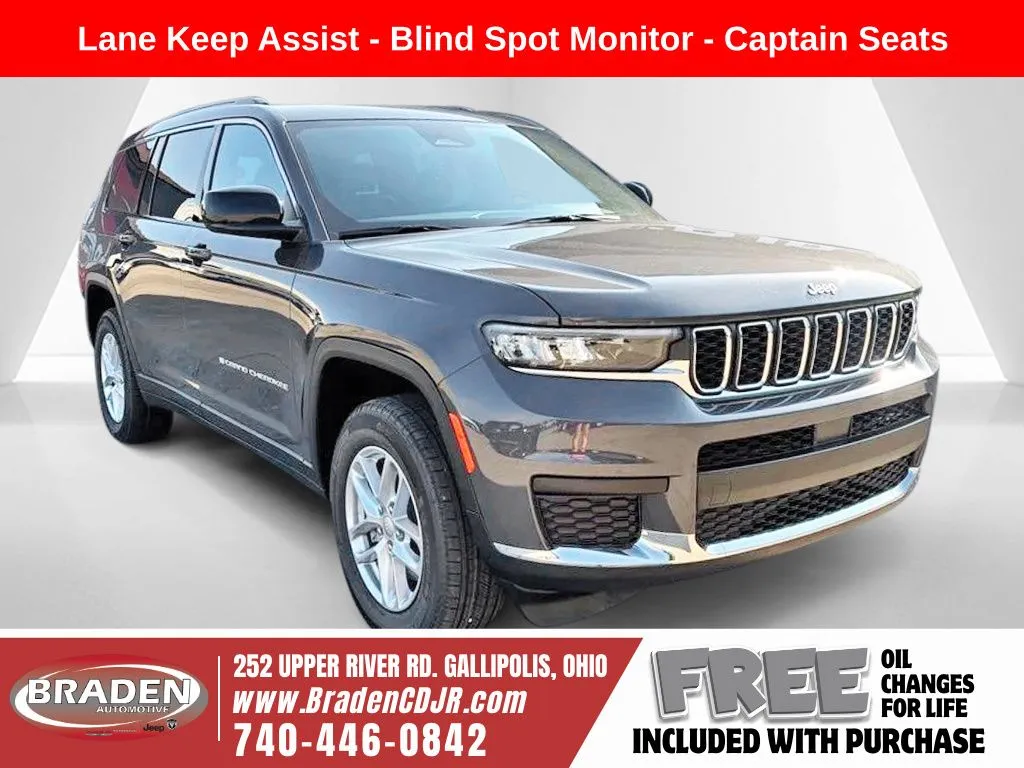 Gray 2026 Jeep Grand Cherokee L Laredo for sale in Gallipolis, OH