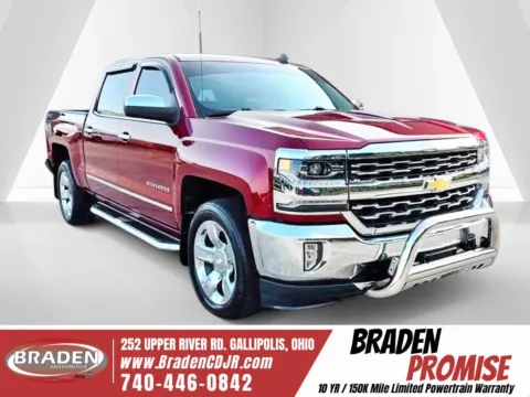 Red 2018 Chevrolet Silverado 1500 LTZ for sale in Gallipolis, OH