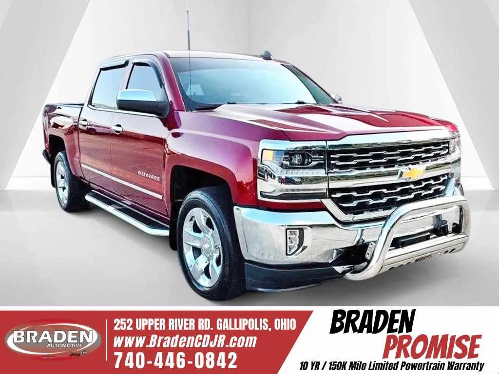Red 2018 Chevrolet Silverado 1500 LTZ for sale in Gallipolis, OH