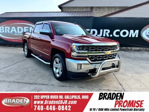 Red 2018 Chevrolet Silverado 1500 LTZ for sale in Gallipolis, OH