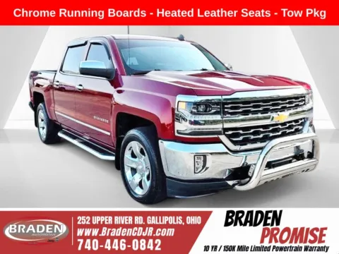 Red 2018 Chevrolet Silverado 1500 LTZ for sale in Gallipolis, OH