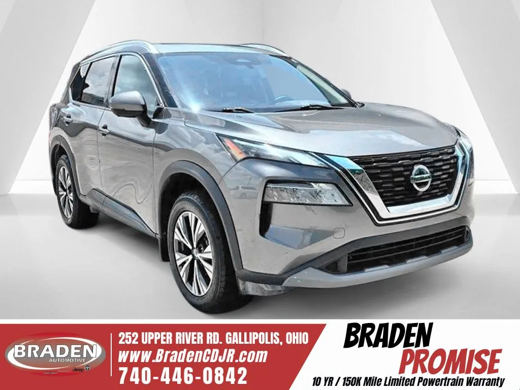 Gray 2021 Nissan Rogue SV for sale in Gallipolis, OH