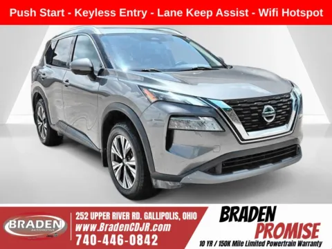 Gray 2021 Nissan Rogue SV for sale in Gallipolis, OH