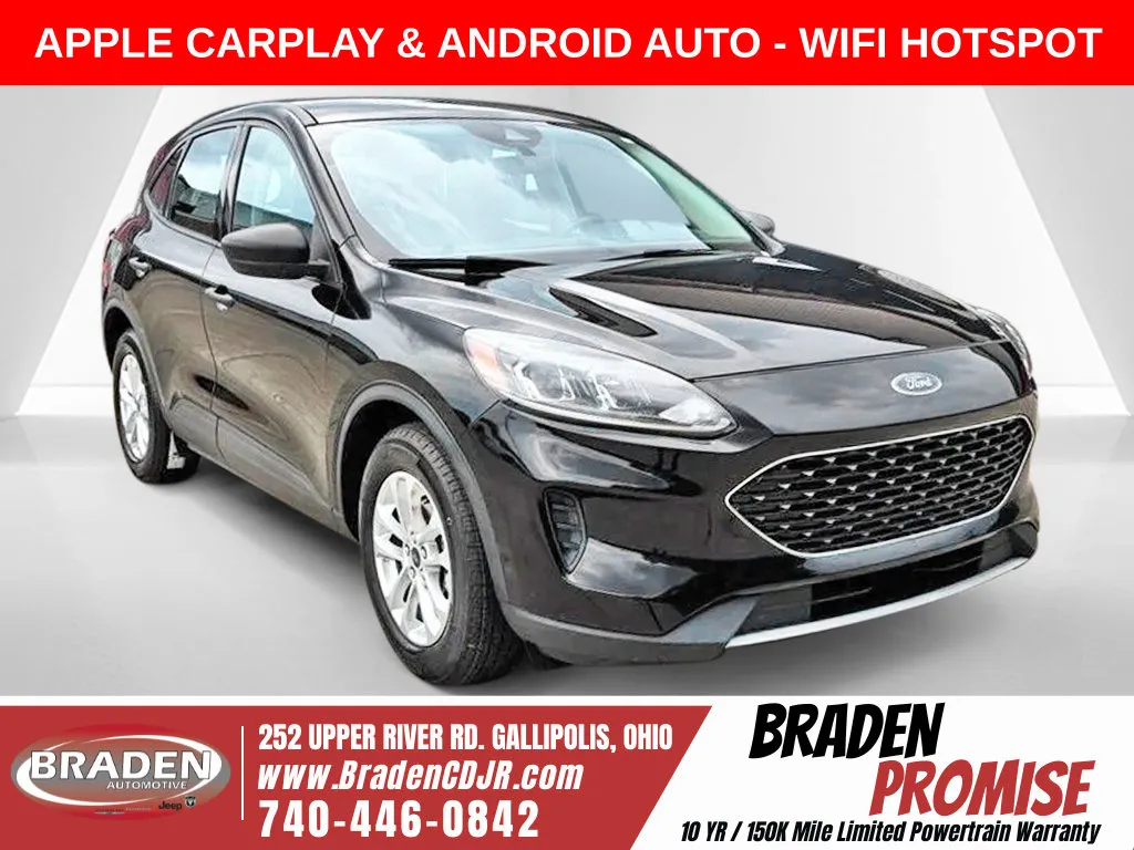 Black 2022 Ford Escape S for sale in Gallipolis, OH