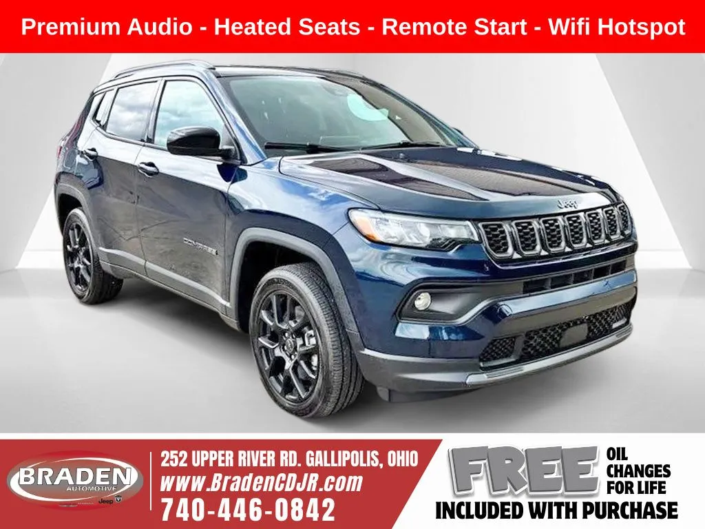 Blue 2026 Jeep Compass Latitude for sale in Gallipolis, OH