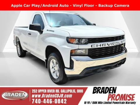 White 2021 Chevrolet Silverado 1500 WT for sale in Gallipolis, OH