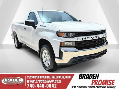 White 2021 Chevrolet Silverado 1500 WT for sale in Gallipolis, OH