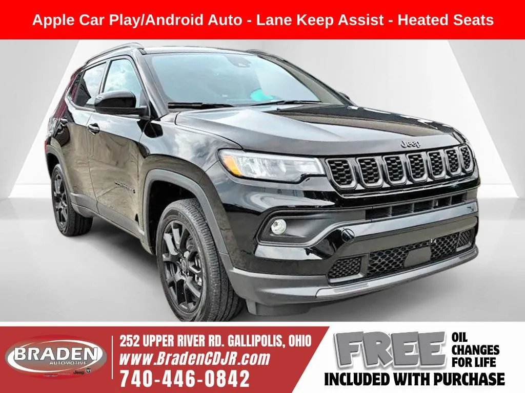 Black 2026 Jeep Compass Latitude for sale in Gallipolis, OH