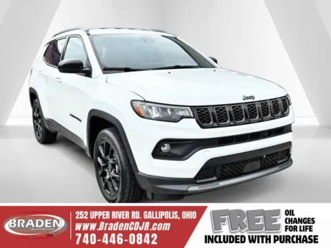 White 2026 Jeep Compass Latitude for sale in Gallipolis, OH