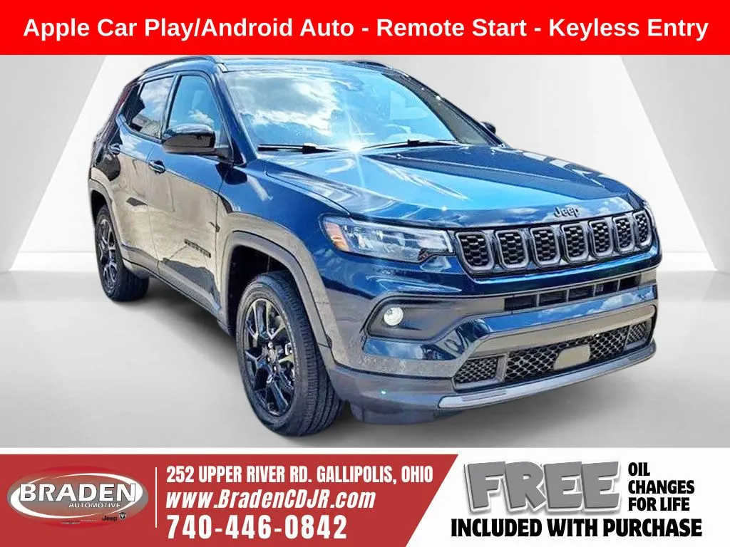 Blue 2026 Jeep Compass Latitude for sale in Gallipolis, OH