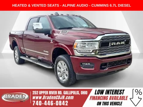 Red 2024 Ram 2500 Limited for sale in Gallipolis, OH