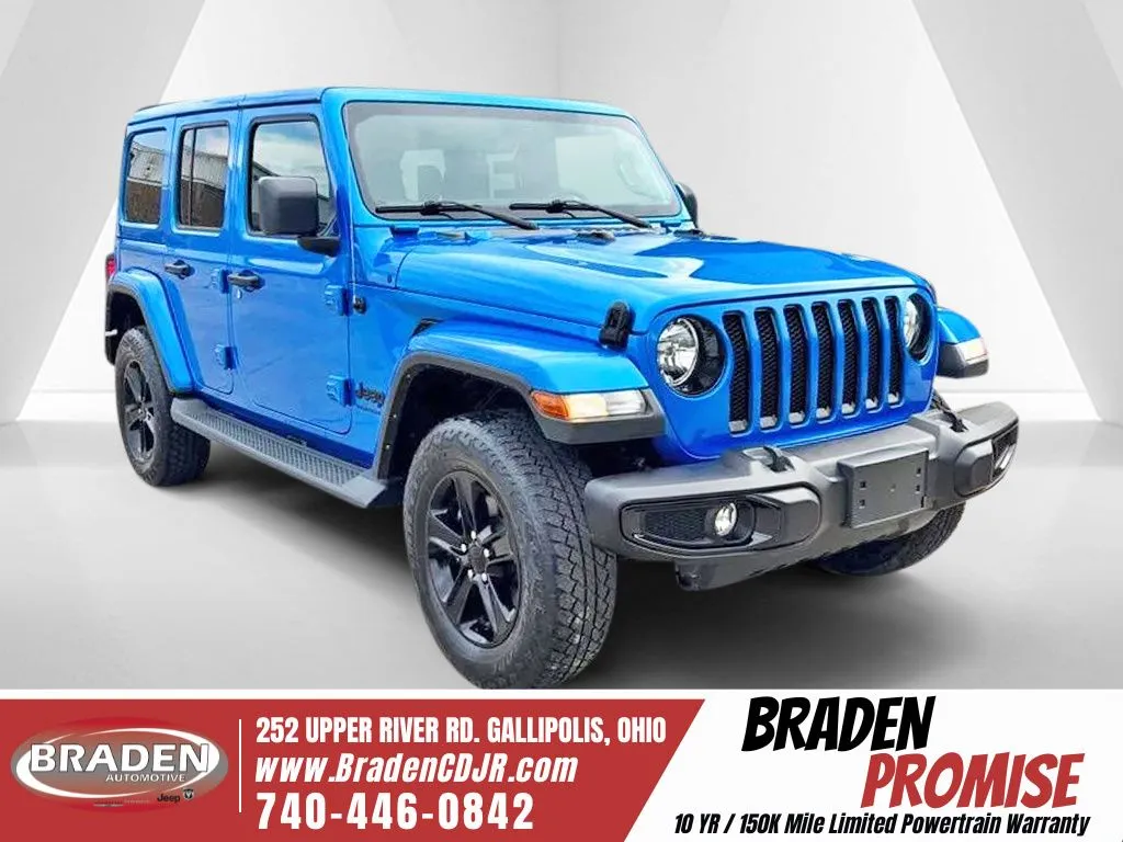 Blue 2023 Jeep Wrangler Altitude for sale in Gallipolis, OH