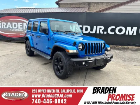 Blue 2023 Jeep Wrangler Altitude for sale in Gallipolis, OH