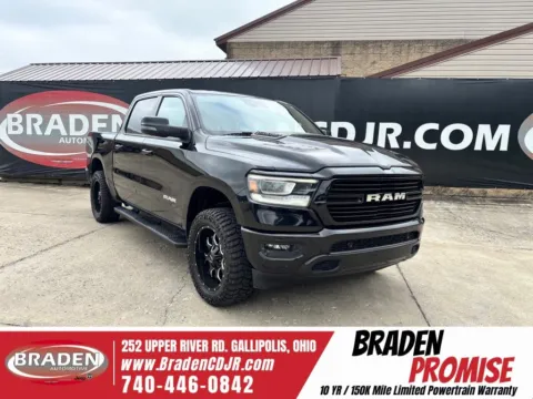Black 2023 Ram 1500 Laramie for sale in Gallipolis, OH