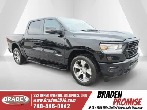 Black 2023 Ram 1500 Laramie for sale in Gallipolis, OH