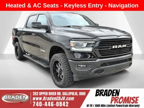 Black 2023 Ram 1500 Laramie for sale in Gallipolis, OH