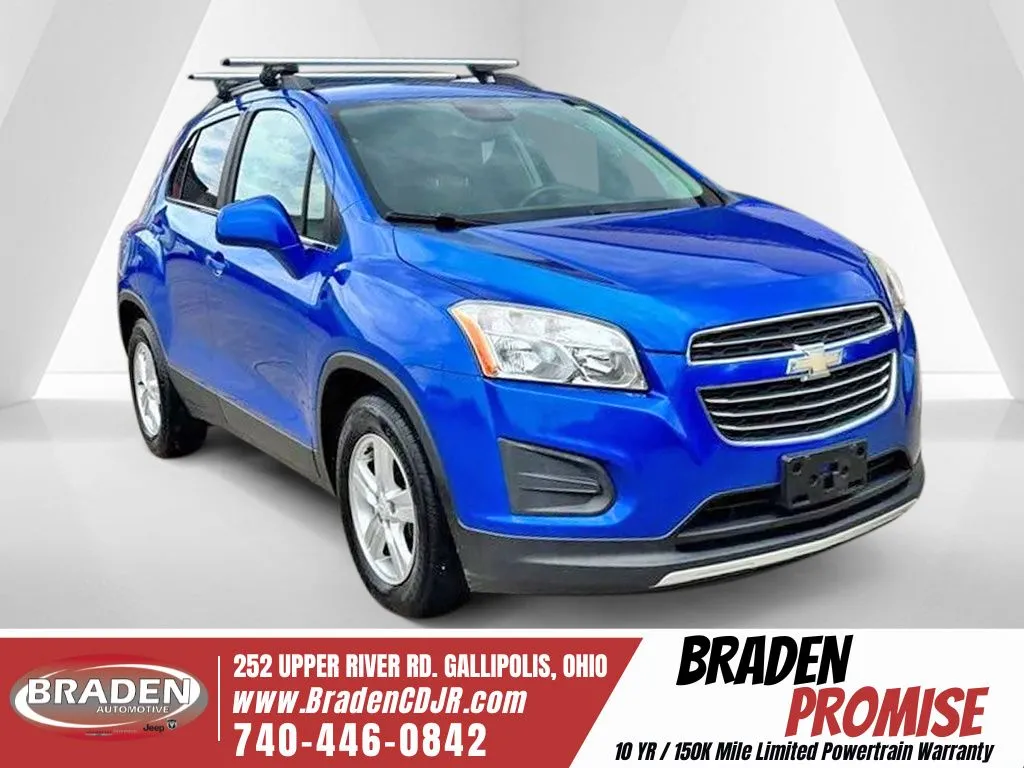 Blue 2016 Chevrolet Trax LT for sale in Gallipolis, OH