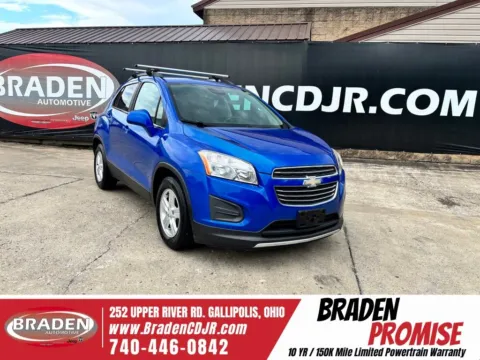 Blue 2016 Chevrolet Trax LT for sale in Gallipolis, OH