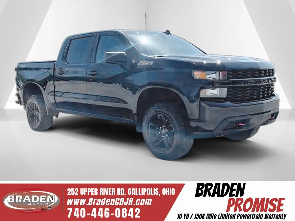 Black 2021 Chevrolet Silverado 1500 Custom Trail Boss for sale in Gallipolis, OH