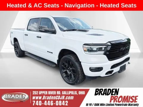 White 2023 Ram 1500 Laramie for sale in Gallipolis, OH