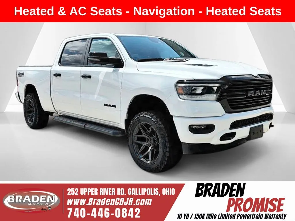 White 2023 Ram 1500 Laramie for sale in Gallipolis, OH