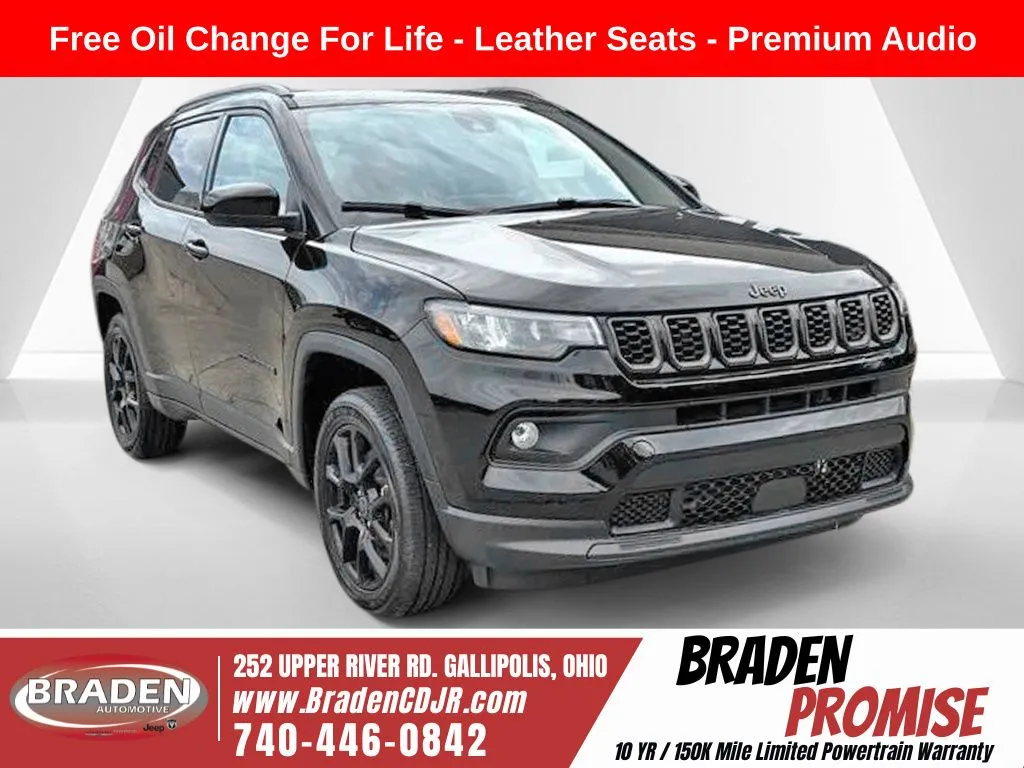 Black 2026 Jeep Compass Latitude for sale in Gallipolis, OH