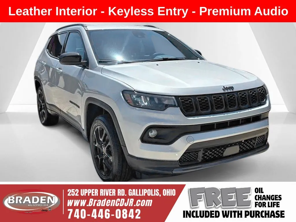 Silver 2026 Jeep Compass Latitude for sale in Gallipolis, OH