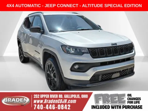 Silver 2026 Jeep Compass Latitude for sale in Gallipolis, OH