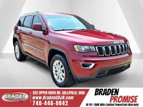 Red 2021 Jeep Grand Cherokee Laredo E for sale in Gallipolis, OH