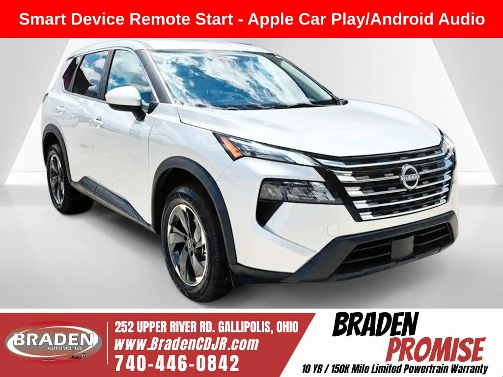 Silver 2024 Nissan Rogue SV for sale in Gallipolis, OH