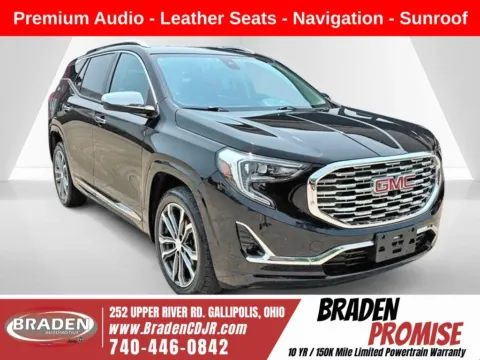 Black 2018 GMC Terrain Denali for sale in Gallipolis, OH