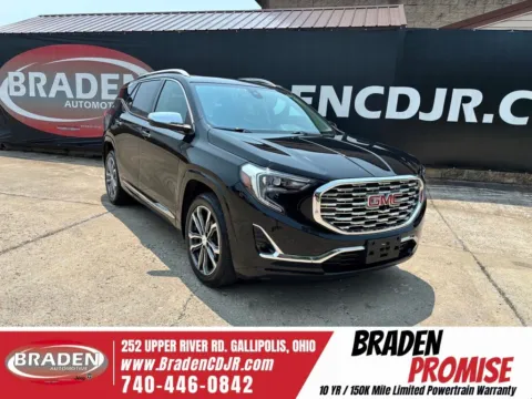 Black 2018 GMC Terrain Denali for sale in Gallipolis, OH
