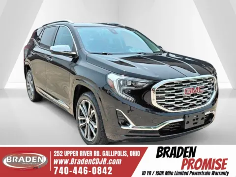 Black 2018 GMC Terrain Denali for sale in Gallipolis, OH