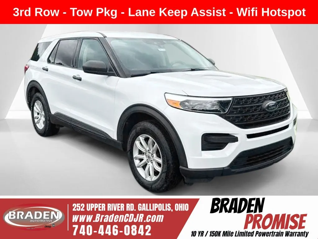 White 2021 Ford Explorer for sale in Gallipolis, OH