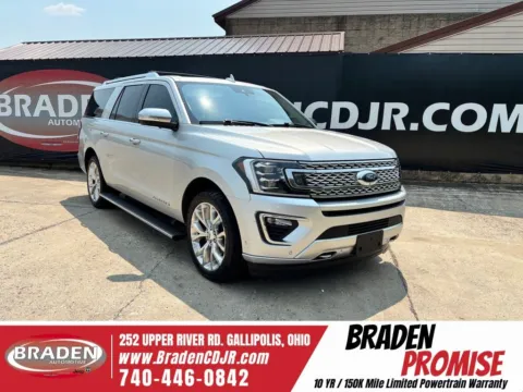 Silver 2019 Ford Expedition Max Platinum for sale in Gallipolis, OH