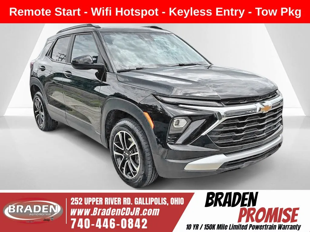 Black 2024 Chevrolet TrailBlazer LT for sale in Gallipolis, OH