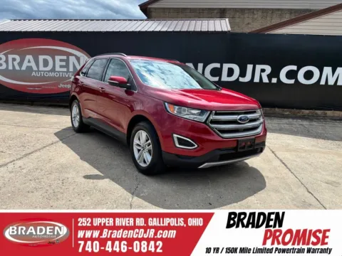 Red 2017 Ford Edge SEL for sale in Gallipolis, OH