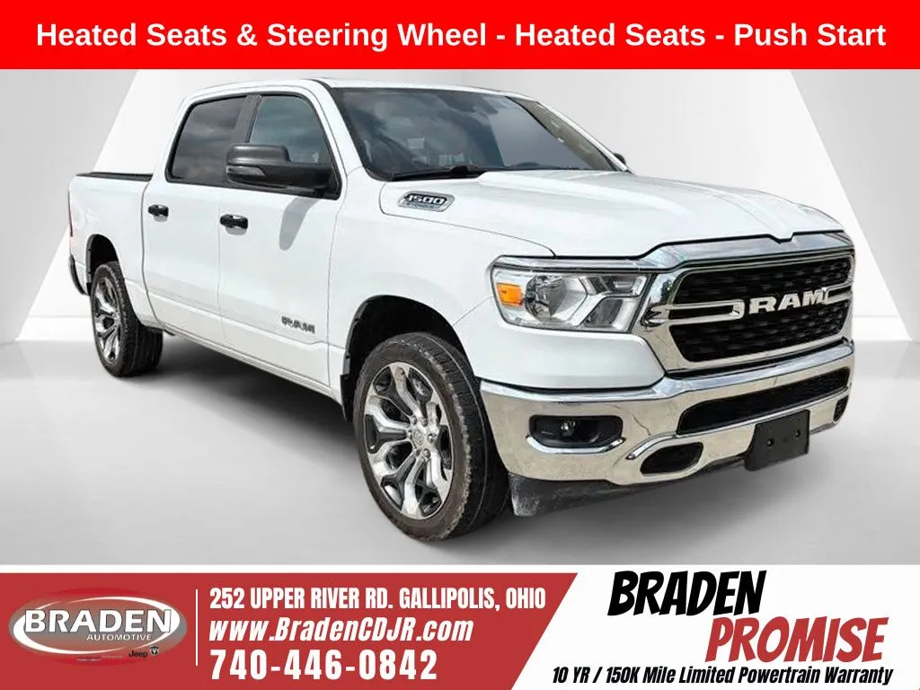 White 2023 Ram 1500 Big Horn/Lone Star for sale in Gallipolis, OH