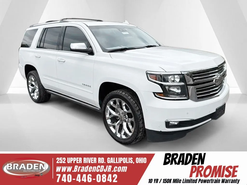 White 2019 Chevrolet Tahoe Premier for sale in Gallipolis, OH